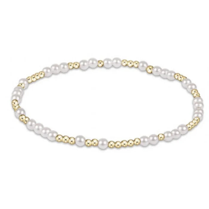 enewton 6.25" Hope Unwritten Pearl 3mm Bracelet
