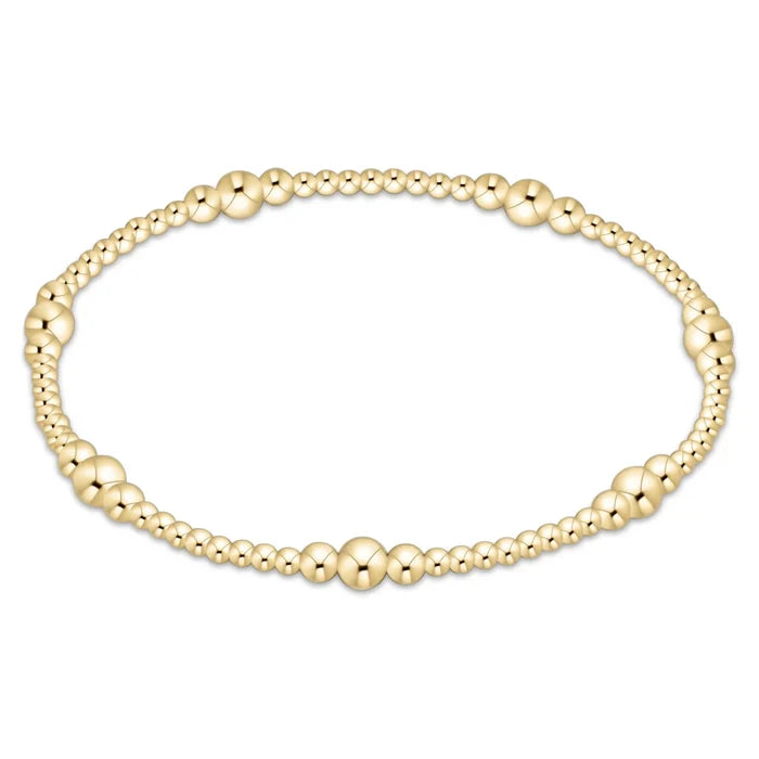 enewton 6.25" Purpose Gold 4mm Bead Bracelet