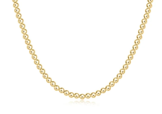 enewton choker classic gold 4mm bead