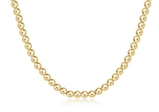 enewton choker classic gold 5mm bead