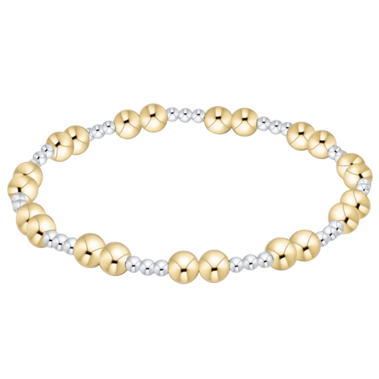 enewton Extends together mixed metal 5mm bracelet