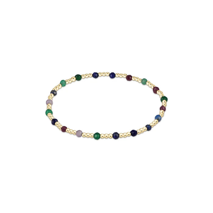 Enewton Gemstone Gold Sincerity Pattern 3mm Bead Bracelet - Hot Mess Fall Winter 25
