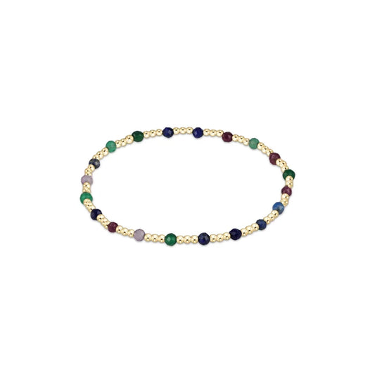 Enewton Gemstone Gold Sincerity Pattern 3mm Bead Bracelet - Hot Mess Fall Winter 25