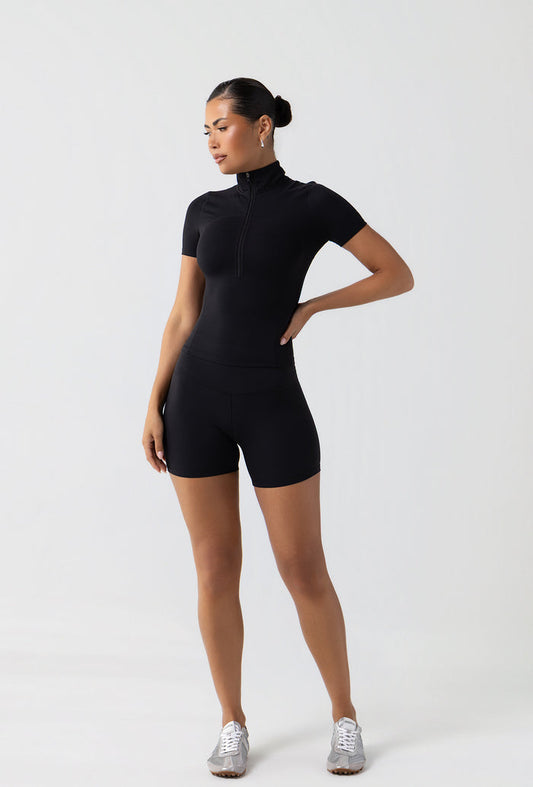 Essential 4" Biker Shorts - Black Galaxy