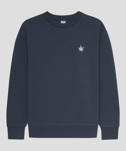 Fleece Crewneck in Vintage Blue