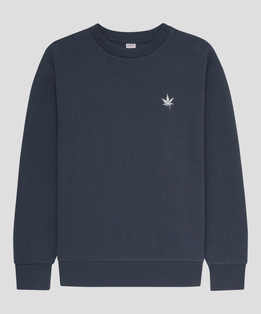 Fleece Crewneck in Vintage Blue
