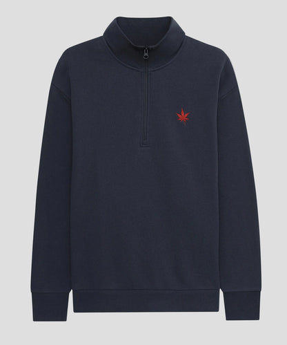 Fleece Zip in Navy