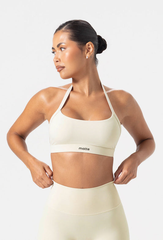 Form Halter Bra - Vanilla