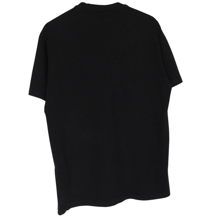 Givenchy black pocket t-shirt featuring multicoloured Rottweiler print and cotton material.