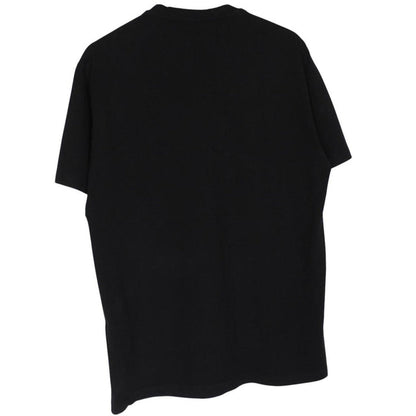 Givenchy black pocket t-shirt featuring multicoloured Rottweiler print and cotton material.