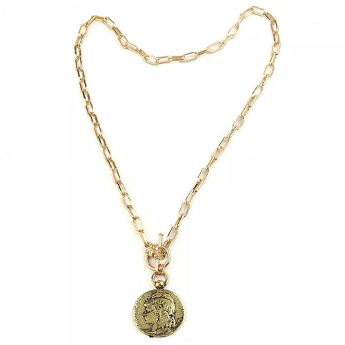 Gold Coin Necklace