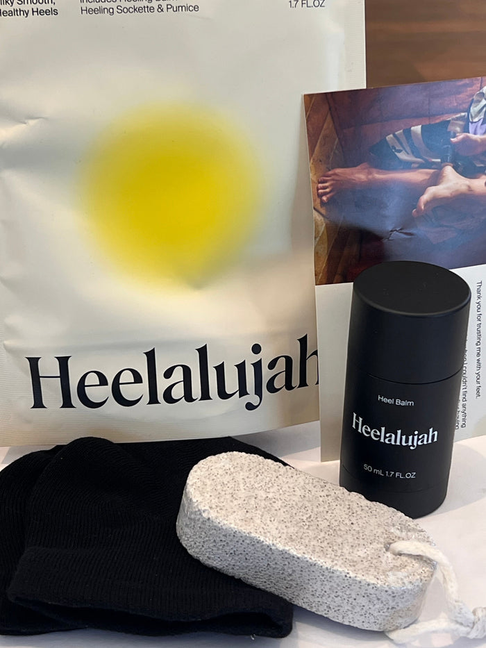 HEELALUJAH, kit for cracked or dry heels