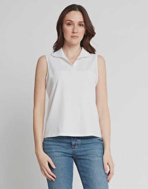 Hinson Wu Emma Sleeveless Foundation Layer in White