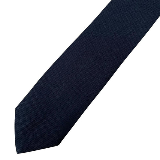 Hugo Boss Navy Blue Silk Silk Tie