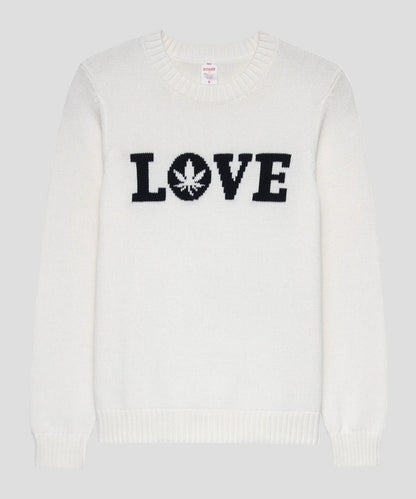 "LOVE" Sweater in Ivory