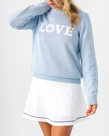 "LOVE" Sweater in Country Air