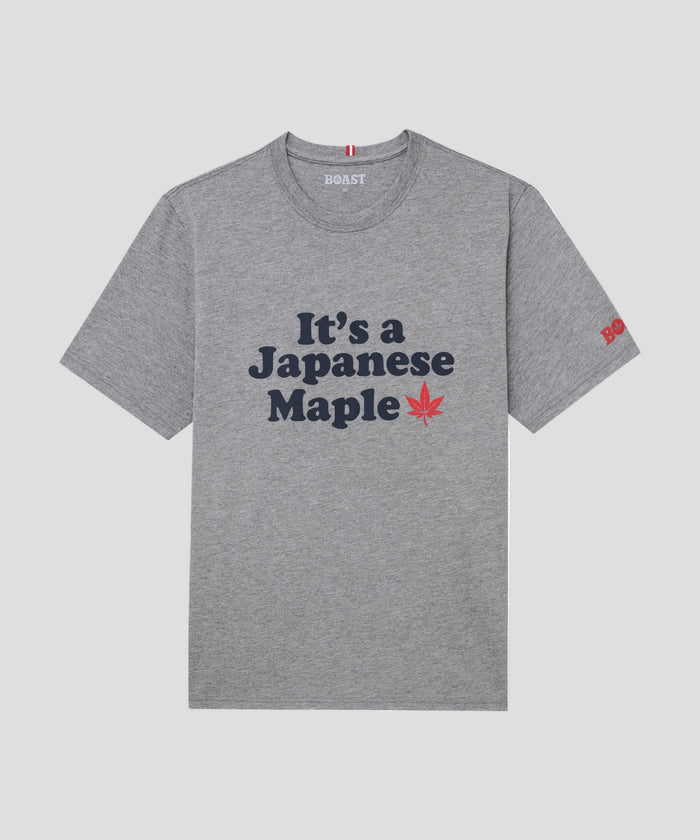 Maple Tee in Heather Grey