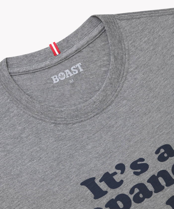 Maple Tee in Heather Grey