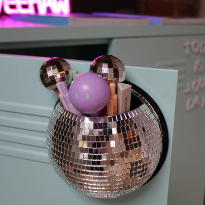 Magnetic Disco Ball - Plant Pot or Pen Holder