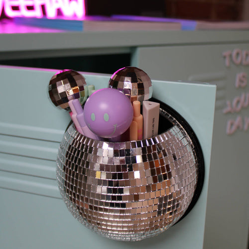 Magnetic Disco Ball - Plant Pot or Pen Holder