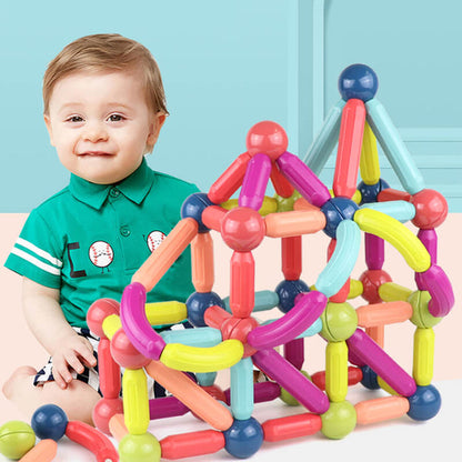 Magnetic Sticks And Balls Building Set | Magnetic Building Toy Set