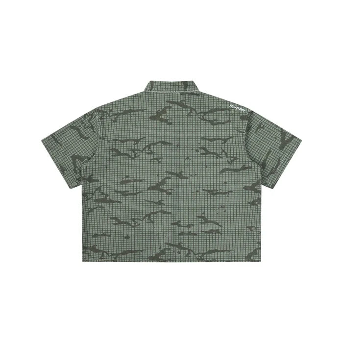 MERTRA Grid Camo Shirt Green