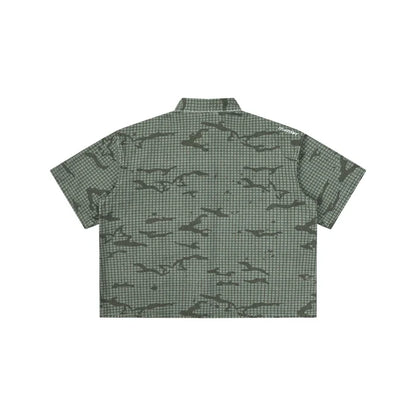 MERTRA Grid Camo Shirt Green