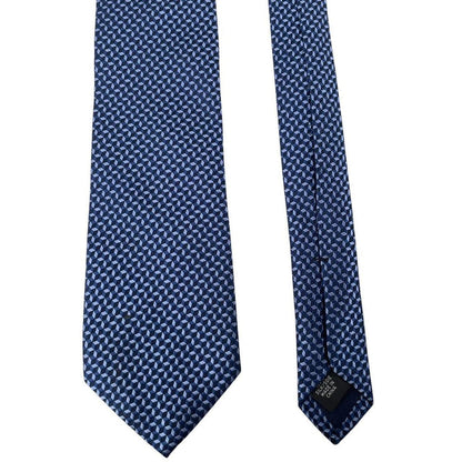 Michael Kors Blue Silk Tie