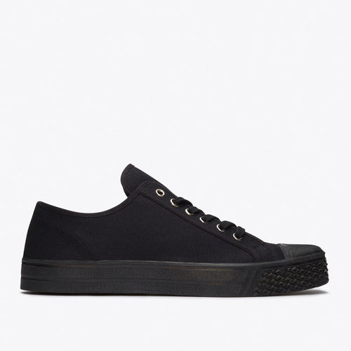 MILITARY LOW TOP - BLACK/BLACK
