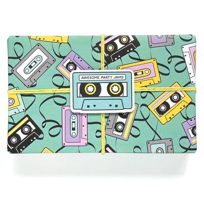Mixtape Gift Wrap Sheet