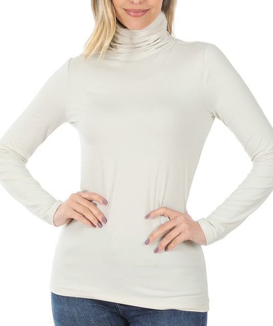 Mock Neck Tee