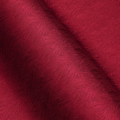 New Dark Red Solid Silk Men's Long Sleeve Shirt- CY-0672 - SimonVon Shop
