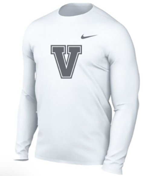 NIKE Dri Fit Legend Long Sleeve Tee - Valor Athletic "V"