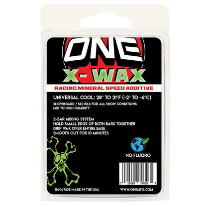 One-Ball X-Wax Snow Wax universal cool green pure boardshop