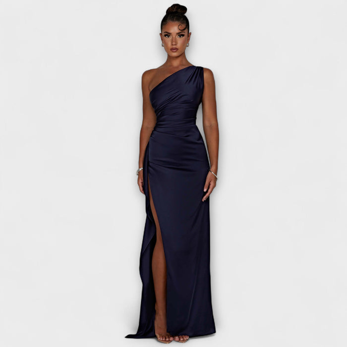 One Shoulder Maxi Dress