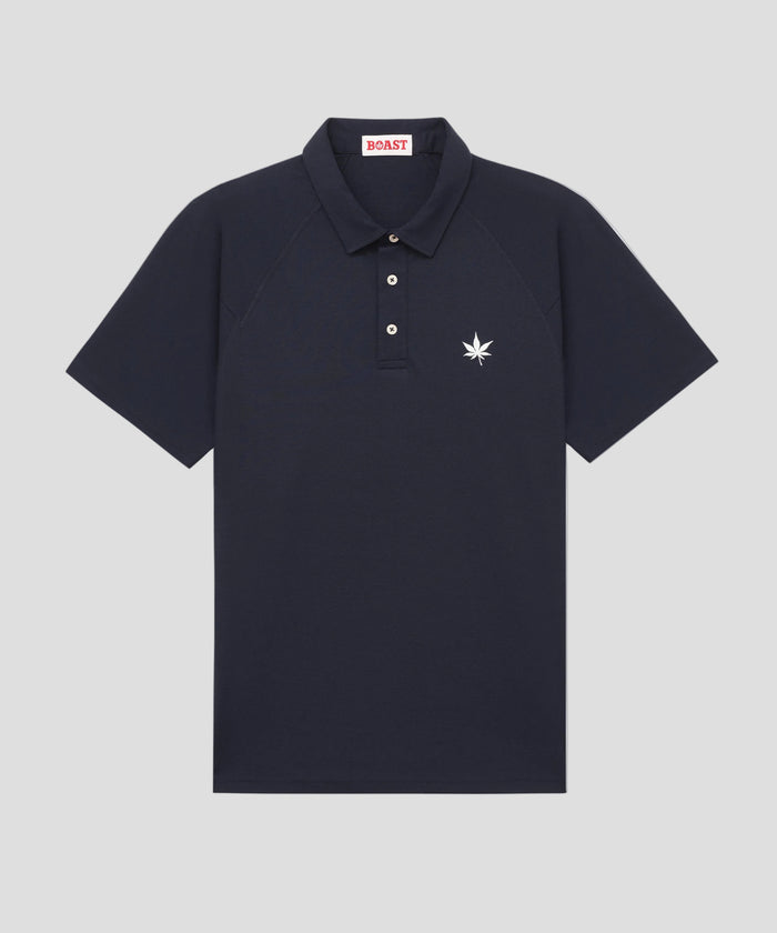 Raglan Polo in Navy