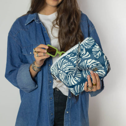 POOL PARTY Water Resistant Pouch - Turtle Bay