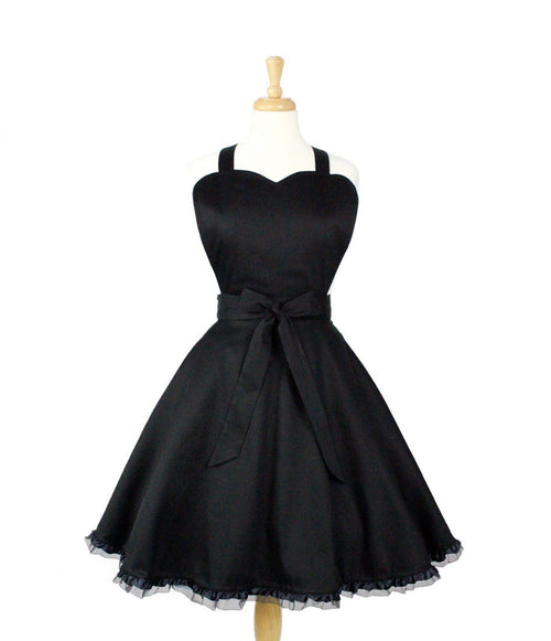 black apron on mannequin