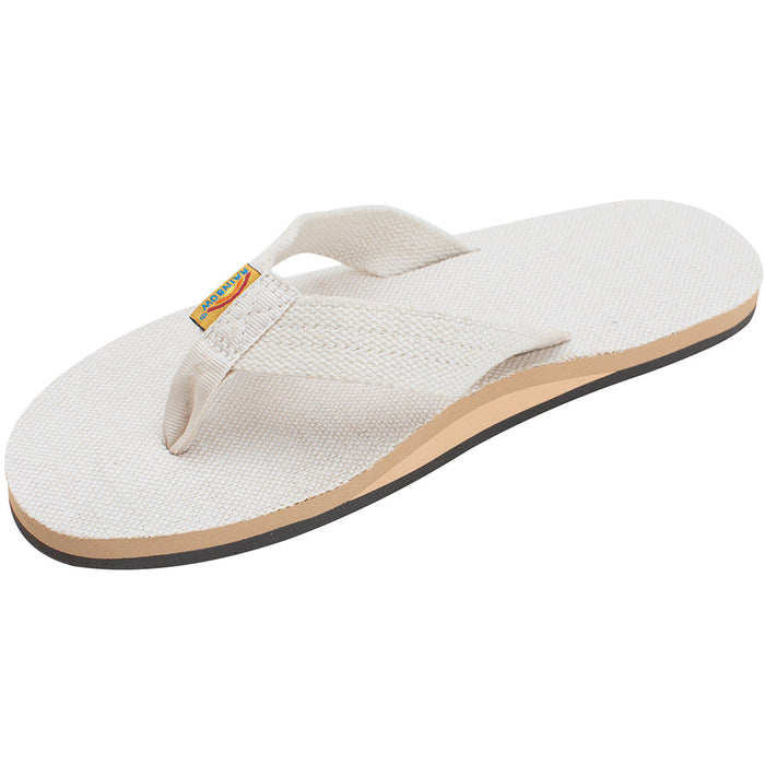 Rainbow Single Layer Hemp Men's Sandal natural pure boardshop