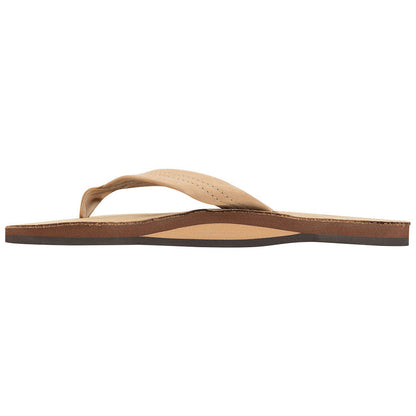 Rainbow Single Layer Premier Leather Mens Flip Flops Sierra Brown Leather Pure Boardshop