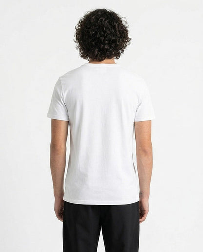 Ravin Essential Crewneck Tee in Optic White - 21212