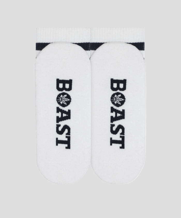 Socks in White/ Navy
