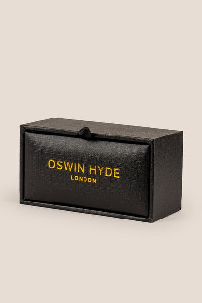 Rex Brown men’s cufflinks – classic formal cufflinks for men, ideal for business and special occasions.