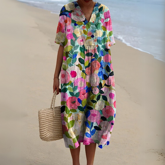 ROSALIE | ELEGANT FLORAL DRESS