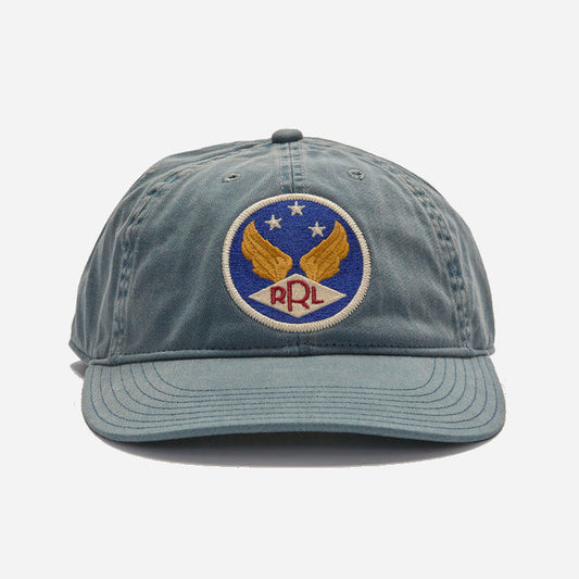 RRL Garment-Dyed Twill Ball Cap Midnight Blue