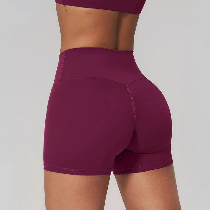 SPARK New Women's High-Waisted Quick-Drying Yoga Shorts ZC2551