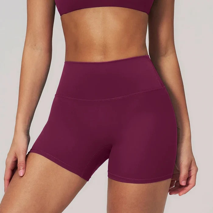 SPARK New Women's High-Waisted Quick-Drying Yoga Shorts ZC2551