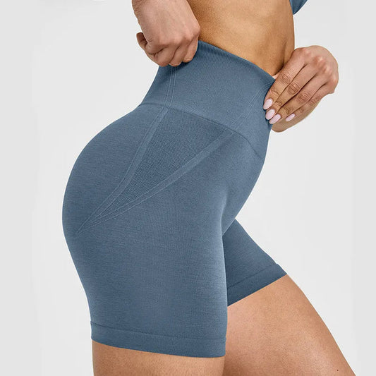 SPARK Seamless High Waist Hip Lift Yoga Cycling Shorts RX6017