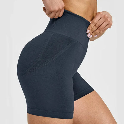 SPARK Seamless High Waist Hip Lift Yoga Cycling Shorts RX6017