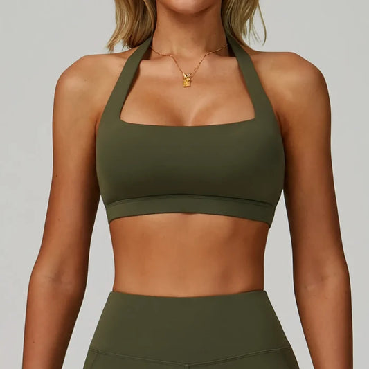 SPARK Summer Halter Neck Running Sports Yoga Bra ZC3091